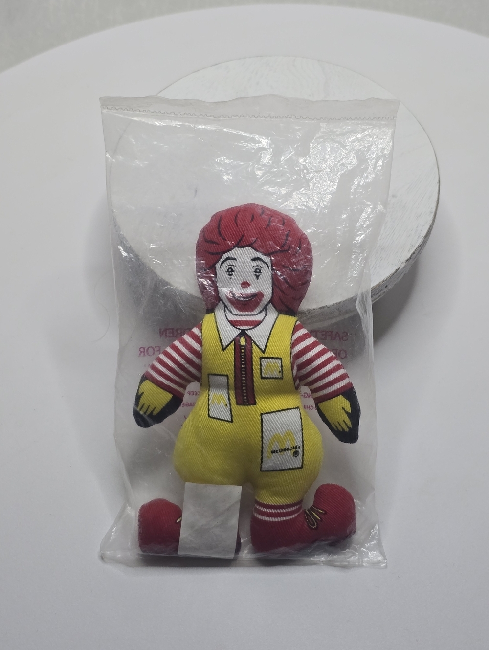 Vintage Ronald Mcdonald Small Plush Toy Happy Meal Toy [ Read Details ]